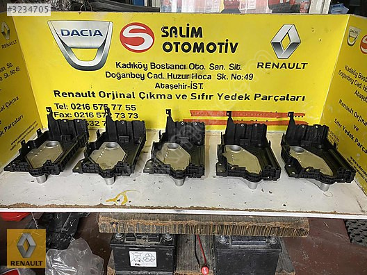 648947355R RENAULT CLIO SIFIR ORJİNAL AKÜ ALT VE DİĞER PARÇALA