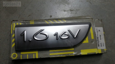 Çamurluk Yazısı Ön Sağ Megane II (1.6 16 Valf Krom) 8200209148