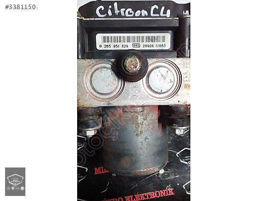 0265951829 0265251154 CITROEN C4 ABS BEYNİ