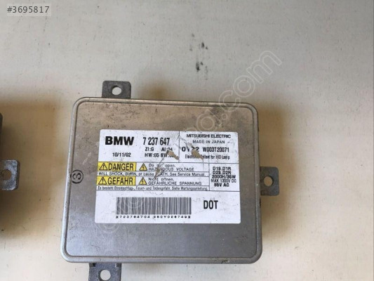 2012-2016 BMW 5 Serisi F10 Xenon Far Beyni - Parça No: 7237647