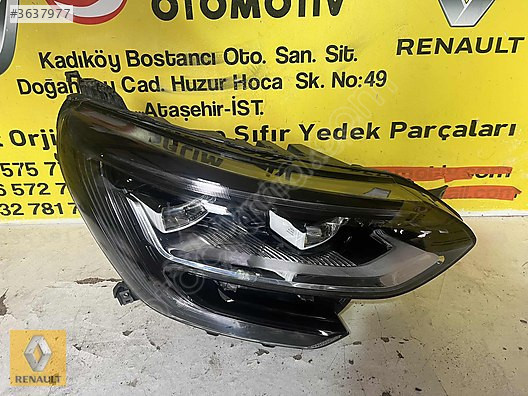 RENAULT MEGAN 4 İCON ÇIKMA ORJİNAL SAĞ ÖN FAR VE DİĞER PARÇALRI