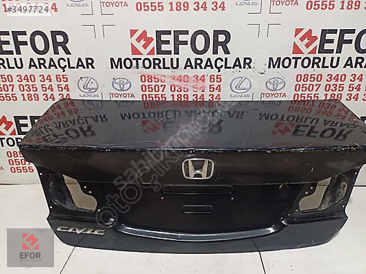 HONDA CİVİC BAGAJ KAPAK ORJİNAL ÇIKMA YEDEK PARÇA 06-09