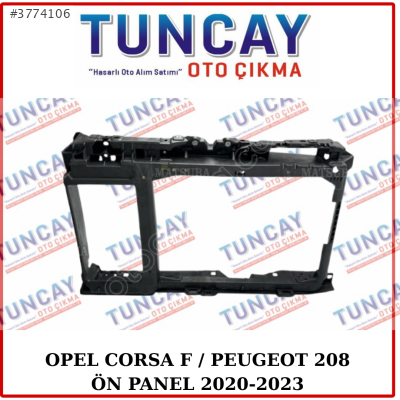 PEUGEOT 208 ÖN PANEL 2020-2023 YEDEK PARÇA