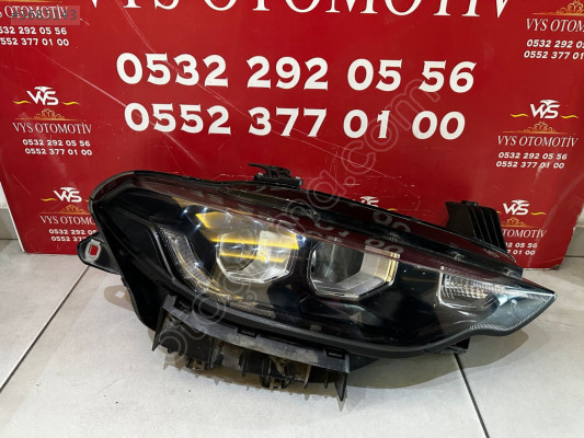 2016-2022 Fiat Egea Siyah Kaş Xenon Led Sağ Ön Far 52145155