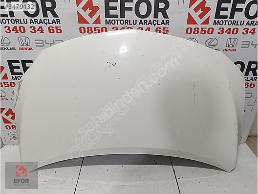 TOYOTA COROLLA MOTOR KAPUTU ÇIKMA ORİJİNAL PARÇA 2007-2012