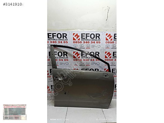 TOYOTA VERSO SAĞ ÖN KAPI ÇIKMA ORJİNAL YEDEK PARÇA 00-07