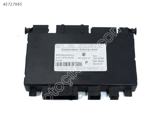 Mercedes	W203 W211 W219 W164	Ön Sol Kapı Beyni Modülü А2118704926