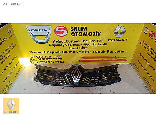 RENAULT CLİO 5.5 ÇIKMA ORJİNAL ÖN PANJUR VE DİGER PARÇALARI