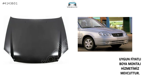 HYUNDAİ ACCENT ADMİRE MOTOR KAPUTU SIFIR 66400-25520
