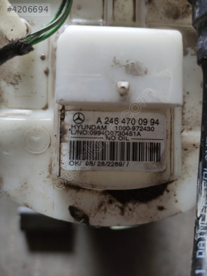 A 2464700994 Mercedes cla benzin Şamandıra