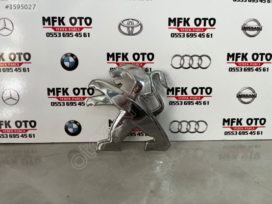 PEUGEOT 208 BAGAJ ARMA LOGO ORJİNAL