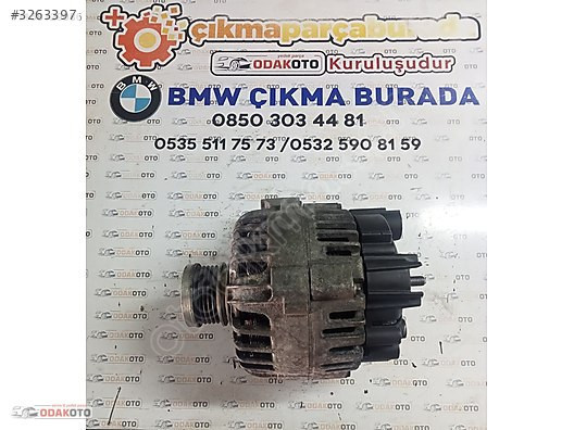 6391500250 Mitsubishi Colt Çıkma Şarj Dinamosu Orjinal Temiz
