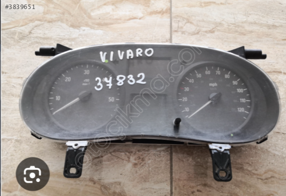 RENAULT TRAFİK 2 2,0 OPEL VİVARO 2,0 KİLOMETRE GÖSTERGE SAATİ 820