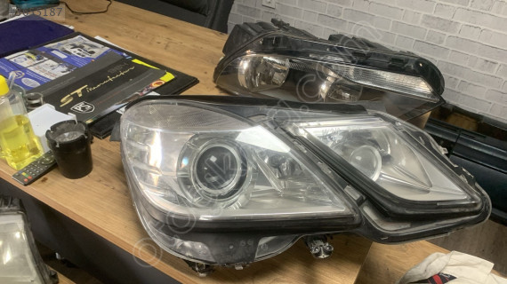 Orijinal far yıkamalı mercedes e serisi w212 e180 e200 sağ far
