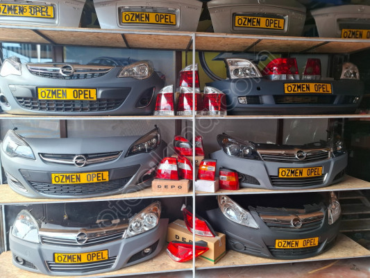 ÖZMEN OPEL ASTRA F G H J ÖN TAMPON SAĞ SOL FAR SİS PANJUR IZGARA