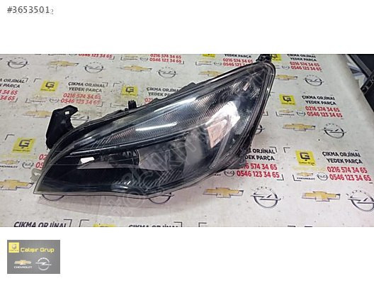 OPEL ASTRA J SOL ÖN LED FAR ÇIKMA SÖKME YEDEK PARÇA
