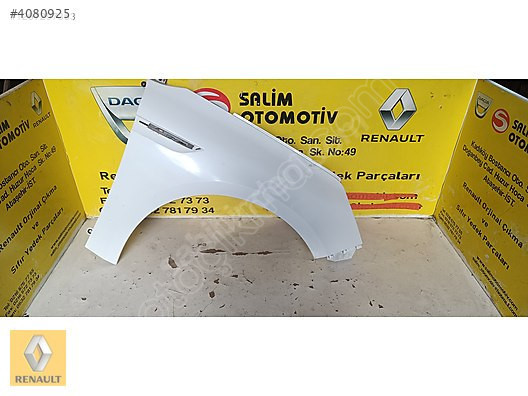 RENAULT MEGANE 4 ÇIKMA ORJİNAL BEYAZ SAĞ ÖN ÇAMURLUK VE DİGERLER
