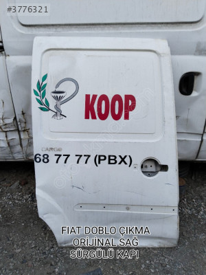 FİAT DOBLO ÇIKMA ORJİNAL SAĞ SÜRGÜLÜ KAPI