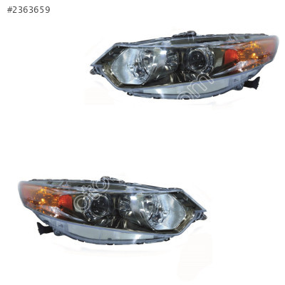Honda Accord Sağ-Sol Far Lambası Siyah Zenonlu Xenon
