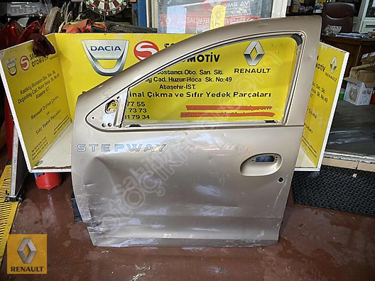 DACİA SANDERO ÇIKMA ORJİNAL SOL ÖN KAPI VE DİĞER PARÇALARI