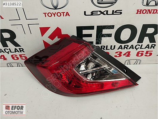 HONDA CIVIC SIFIR SOL DIŞ STOP 16-20 FC5 OEM NO: 33550-TET-H01
