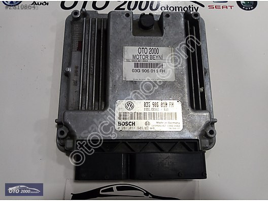 03G906016FH-EDC16U1 SEAT ALTEA 2.0 TDI BKD MOTOR BEYNİ