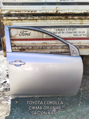 TOYOTA COROLLA ÇIKMA ORJİNAL DOLU SAĞ ÖN KAPI 2007-2012
