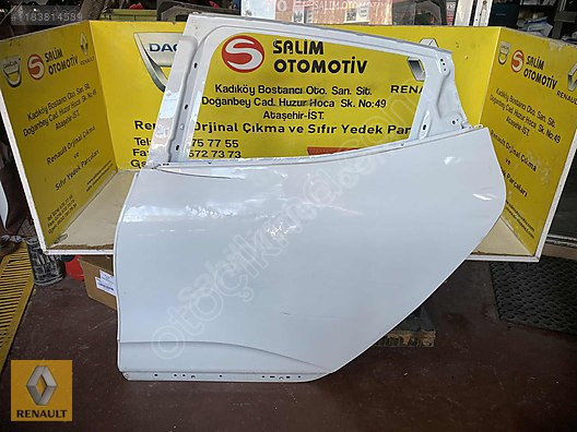 RENAULT CLIO 5 ÇIKMA ORJİNAL SOL ARKA KAPI VE DİĞER PARÇALARI