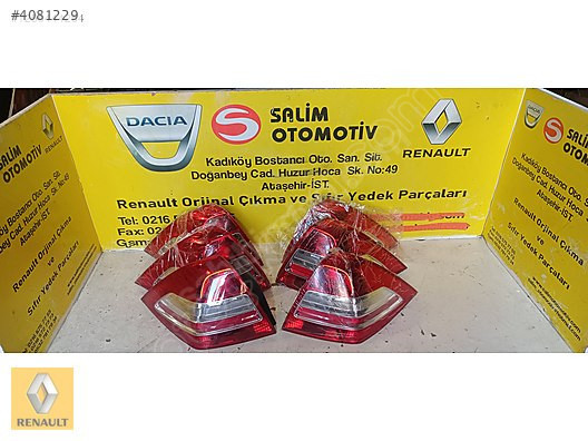 RENAULT MEGANE 2 SIFIR SAĞ SOL STOP LAMBALARI VE DİGERLERİ
