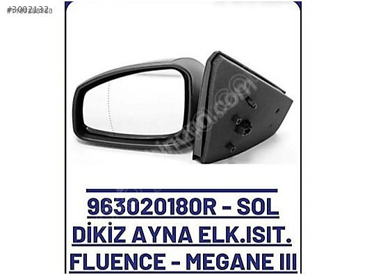 RENAULT FLUENCE SOL AYNA SIFIR YAN SANAYİ