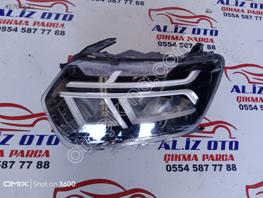 Dacia Duster sol ön far beyaz