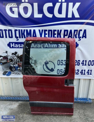 Peugeot Partner Sağ Sürgülü Kapı Kırmızı ORJİNAL