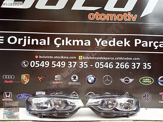 2017 Citroen c-elysee sağ sol far orjinal çıkma