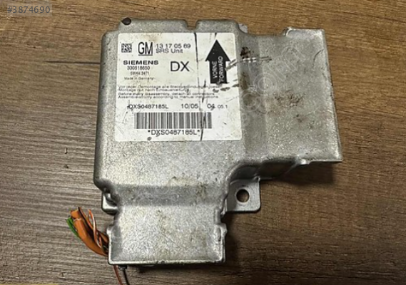 Opel Vectra C, Signum Airbag Beyni GM Orijinal 13170589