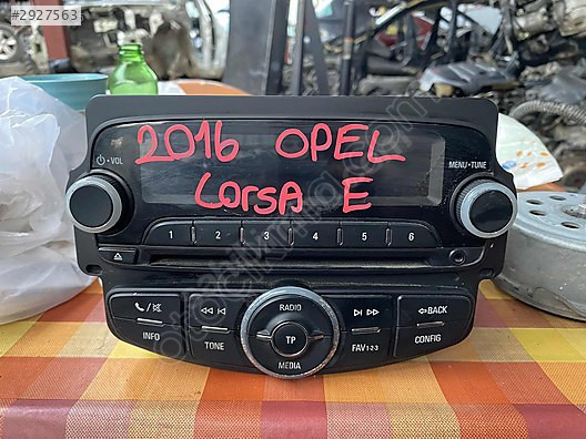 opel corsa E orjinal teyp EMR OTOMATİV
