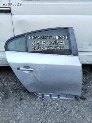 RENAULT FLUENCE ÇIKMA ORJİNAL DOLU SAĞ ARKA KAPI