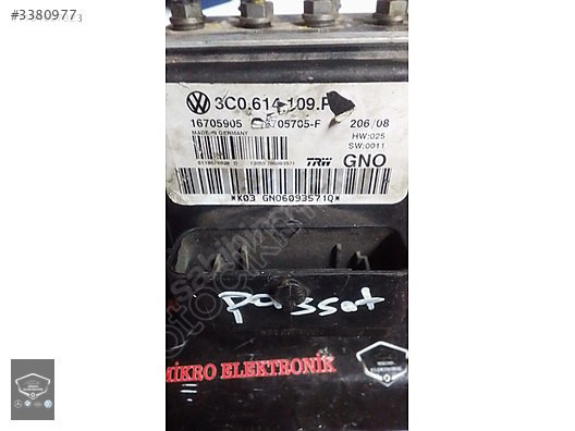 3C0614109P 3C0.614.109.P VW PASSAT ABS BEYNİ