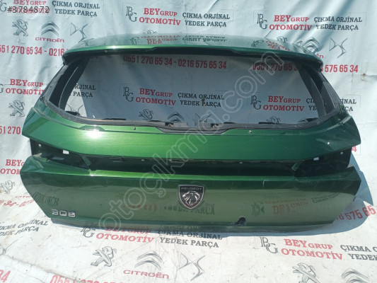 PEUGEOT 308 BAGAJ KAPAĞI ORİJİNAL ÇIKMA YEDEK PARÇA