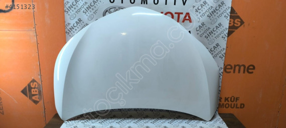 2013-2018 Toyota Corolla Beyaz Ön Kaput - Çıkma Orjinal