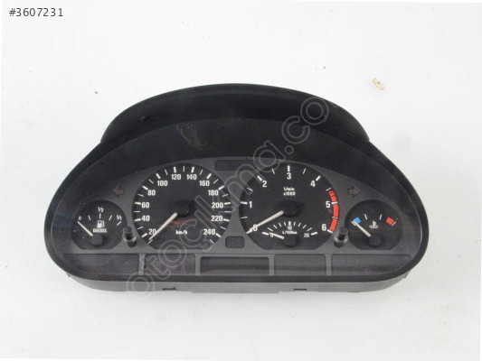 BMW E46 Dizel Gösterge Paneli Km Saati Kadran Garantili Orijinal