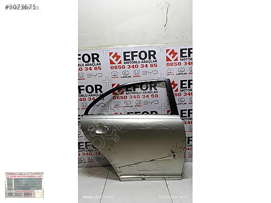 TOYOTA AVENSİS SAĞ ARKA KAPI ÇIKMA ORJİNAL YEDEK PARÇA 03-08