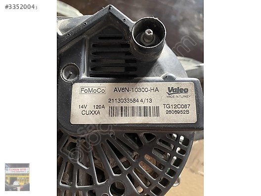 AV6N10300HA FORT FİESTA ŞARZ DİNOMASI