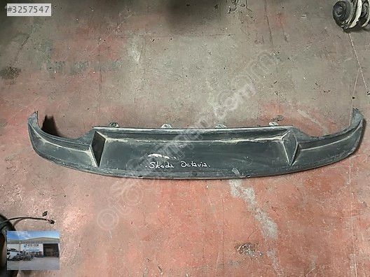 OTO CEMDEN ÇIKMA SKODA OCTAVİA ARKA TAMPON SPOYLERİ (13-18)