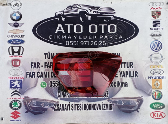 VW Polo Orjinal Sağ Stop - Çıkma ve Kaliteli