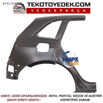 Q5 ARKA ÇAMURLUK SAĞ SOL 2008 2009 2010 2011 2012 2013 2014 2015