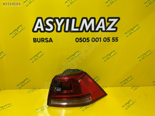 VOLKSWAGEN GOLF 7  SAĞ STOP (ORJİNAL HATASIZ)