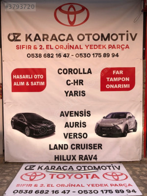 2013-2016 TOYOTA AURIS ÇIKMA ORJINAL NIKELAJ