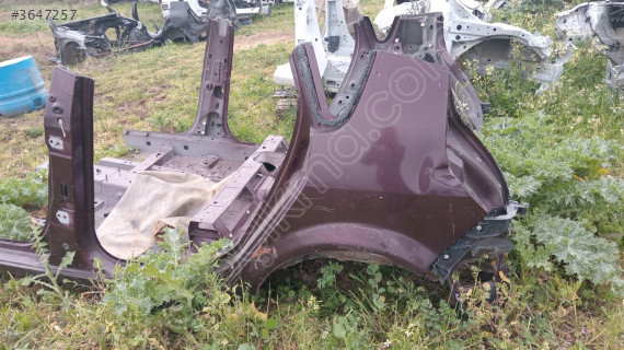 Renault Scenic2 için Sol Arka Çeyrek Panel Komple Set