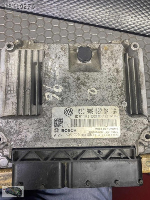 VW Scirocco Motor Beyni 03C 906 027 G 0261S04348 MED17.5.5