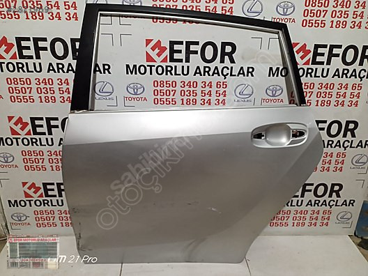 TOYOTA VERSO SOL ARKA KAPI ÇIKMA ORJİNAL PARÇA 2010-2017